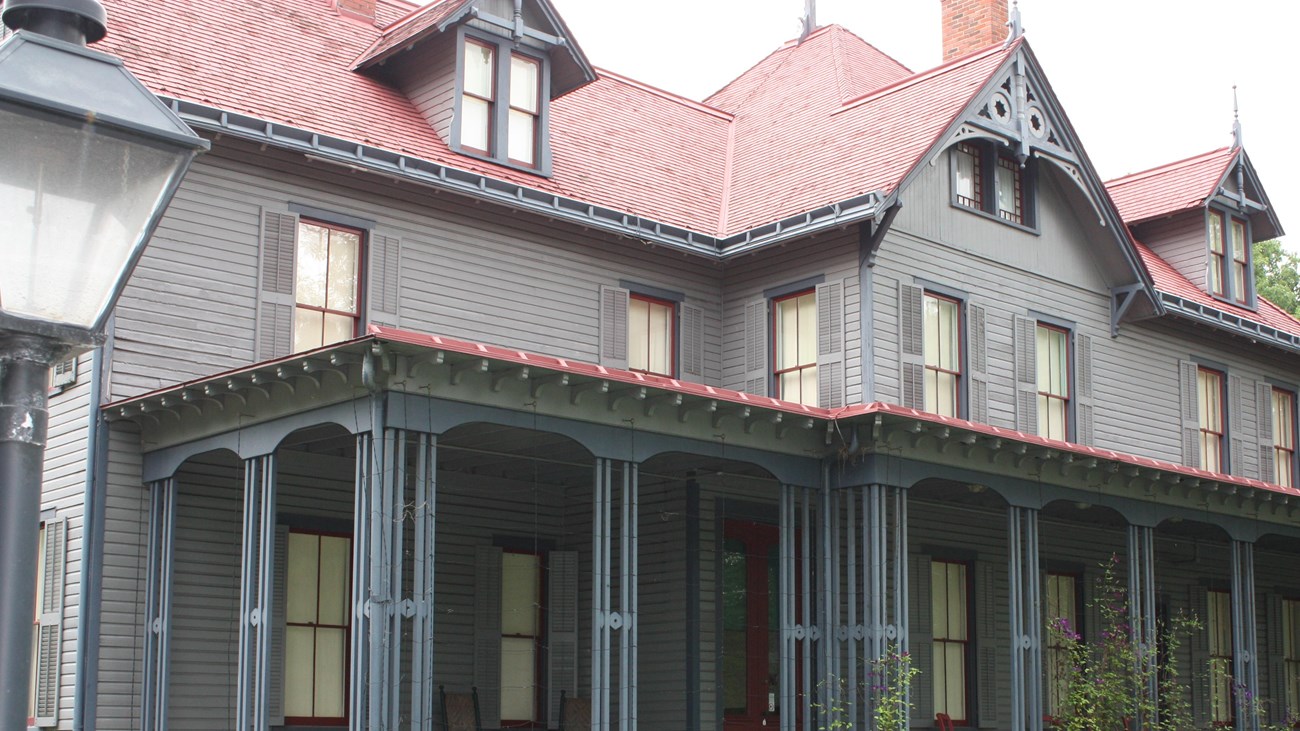 Front of Garfield home