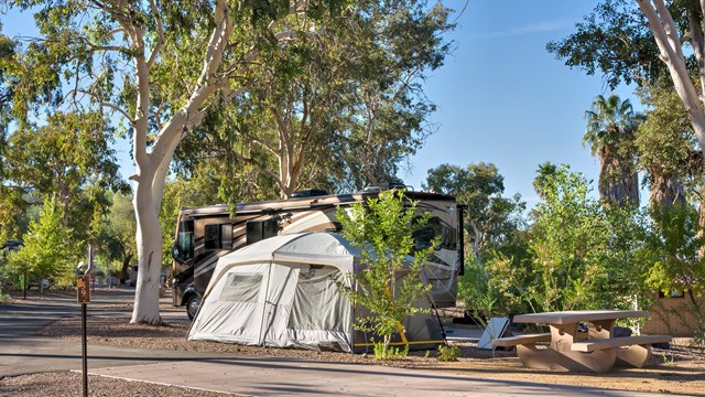 Campsite at Boulder Beach