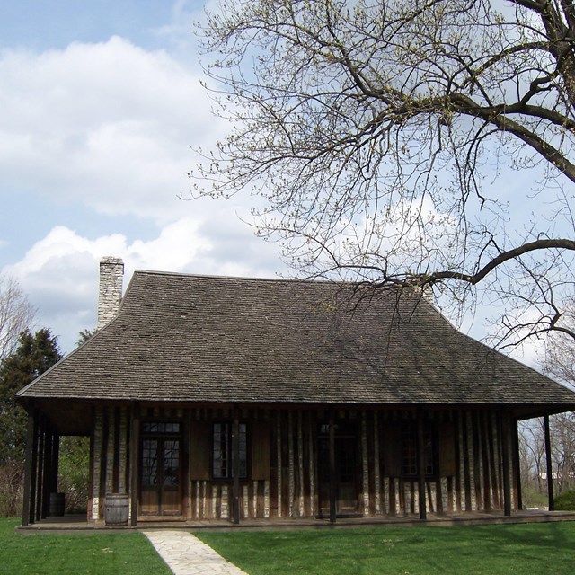 Courthouse building at Cahokia