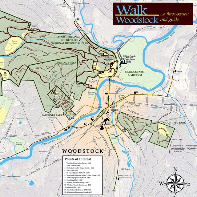 Walk Woodstock map