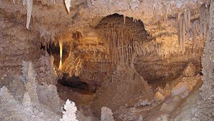 intricate cave features