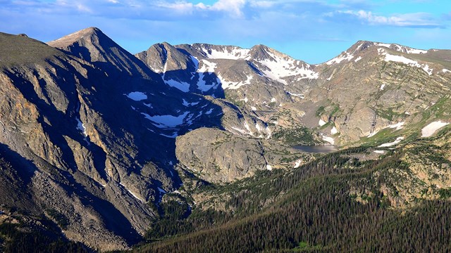 View of Rock Mountain Peaks