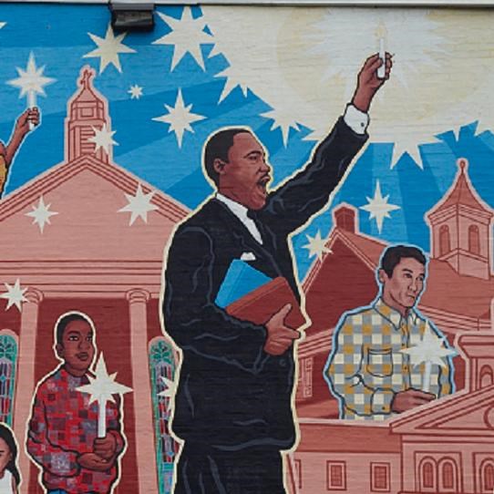 Mural of MLK