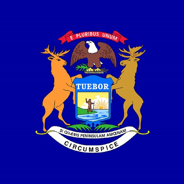 State flag of Michigan, CC0