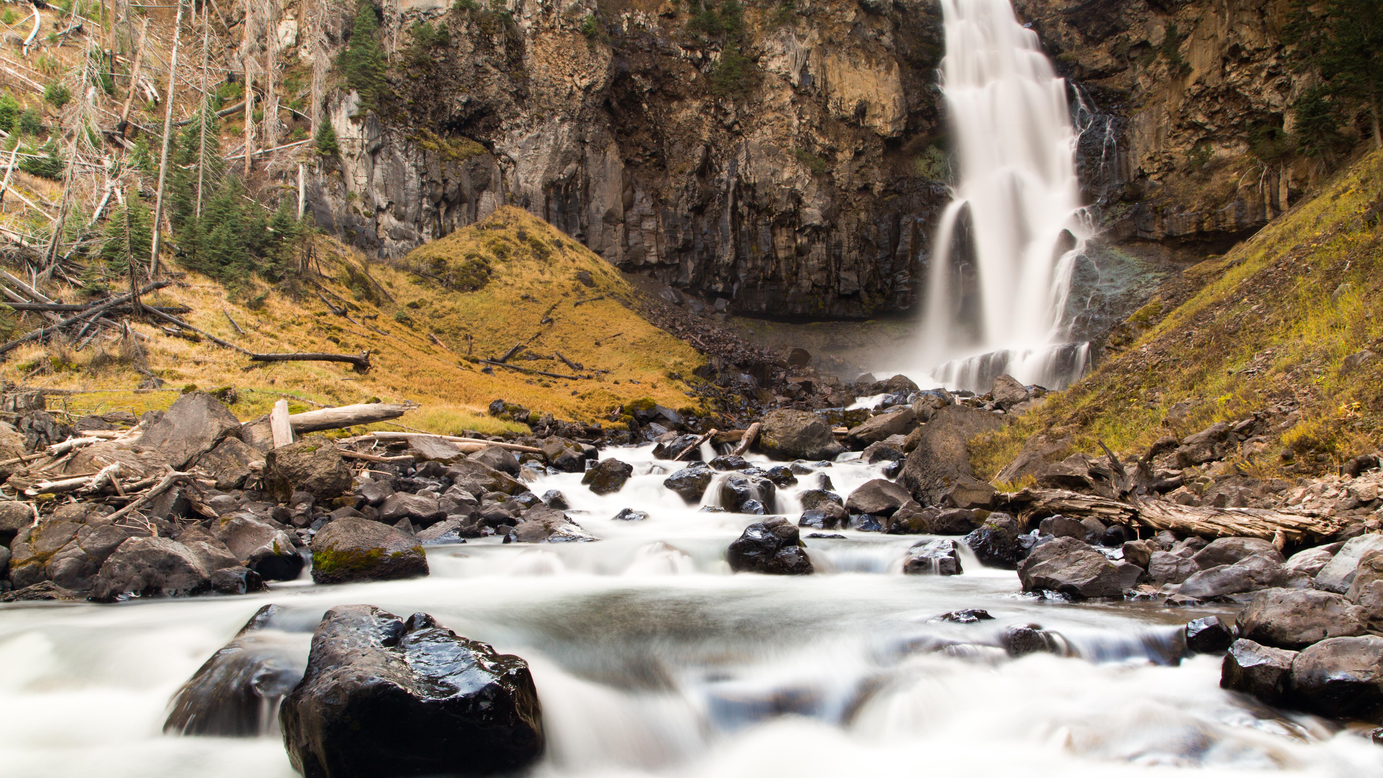 The bottom of Osprey Falls
