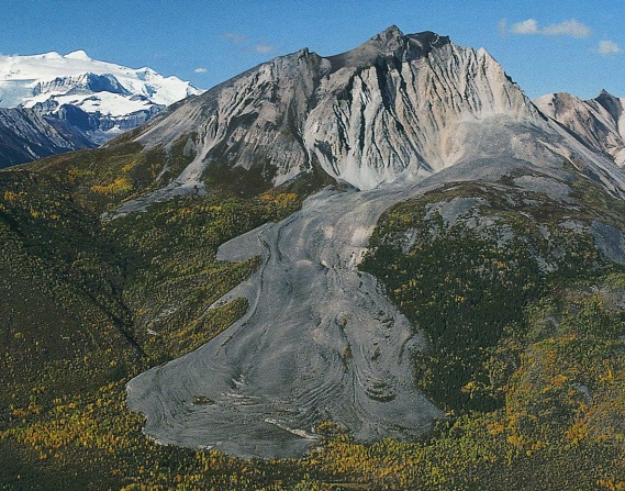 A rock glacier on Sourdough Peak (Wrangell-St Elias National Park, AK)