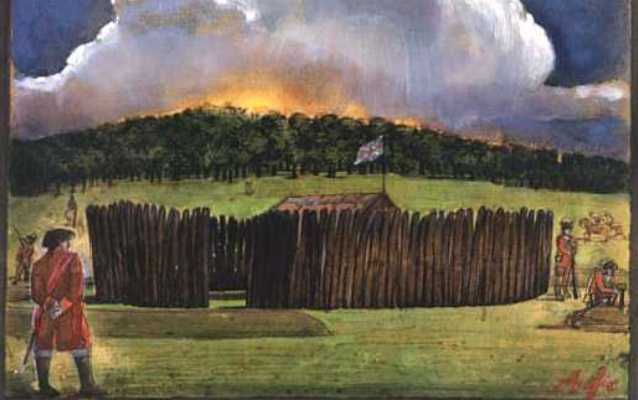 Illustration of Fort Necessity
