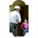 Park Ranger leading a guided walk