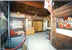Interior of the visitor center looking south at the front doors