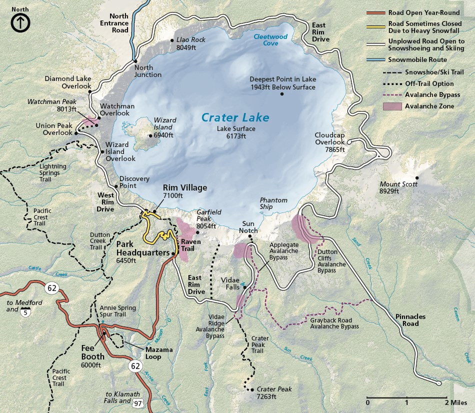 Winter Recreation Map