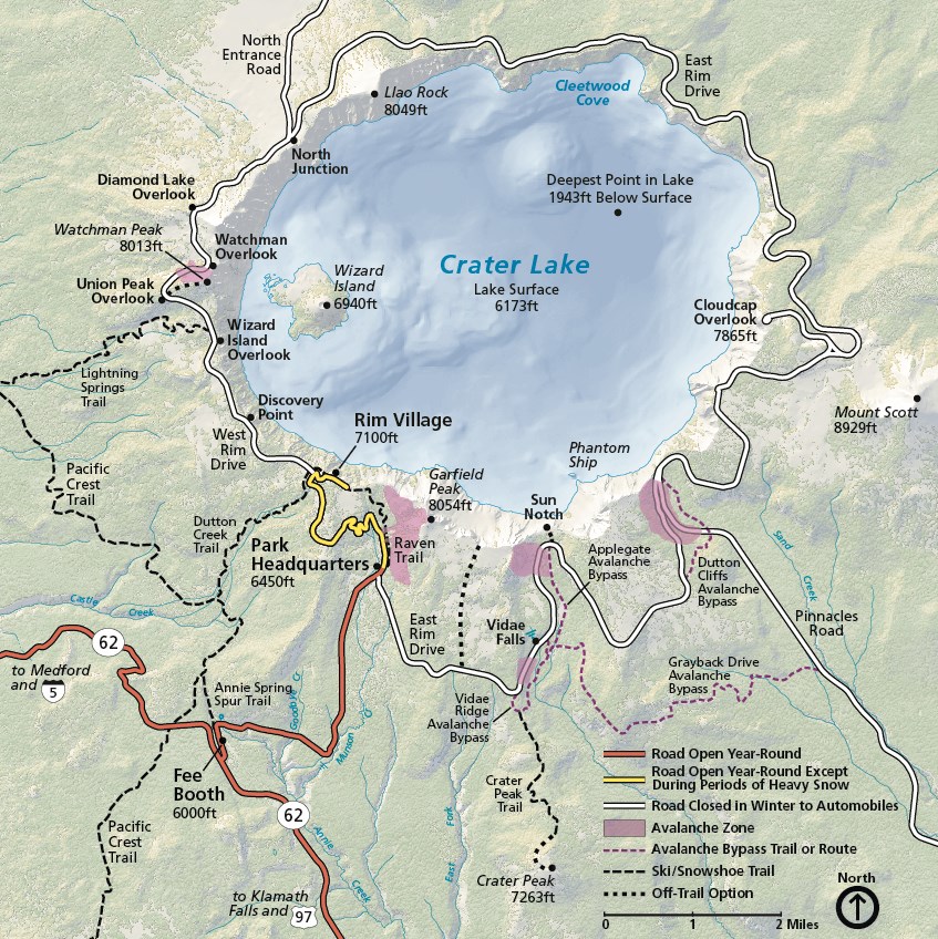 Things To Do In Oregon Crater Lake National Park Maps - vrogue.co