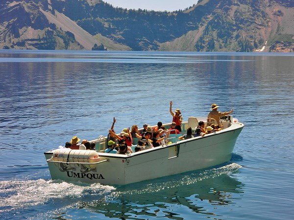 Boat Tour on Crater Lake