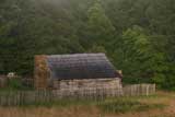 historic cabin at the Hensley Settlement historic cabin at the Hensley Settlement
