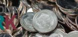A pile of Homestead National Monument of America Quarters with 