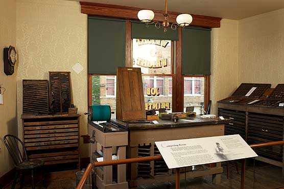 Refurbished Wright brothers' print shop
