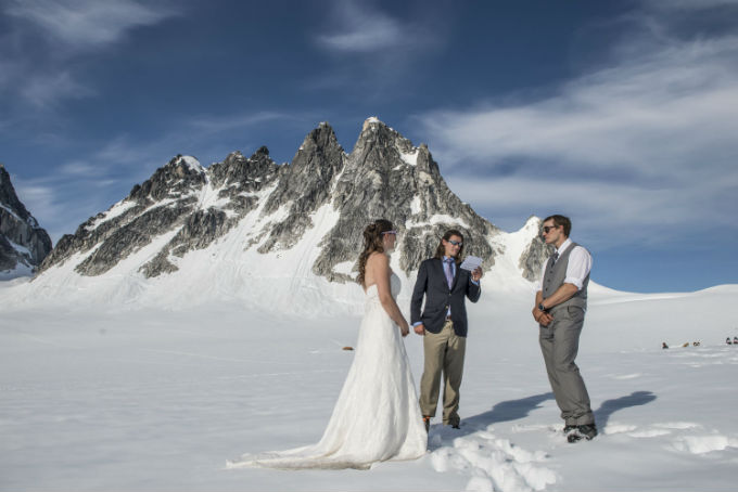 Glacier Wedding 1