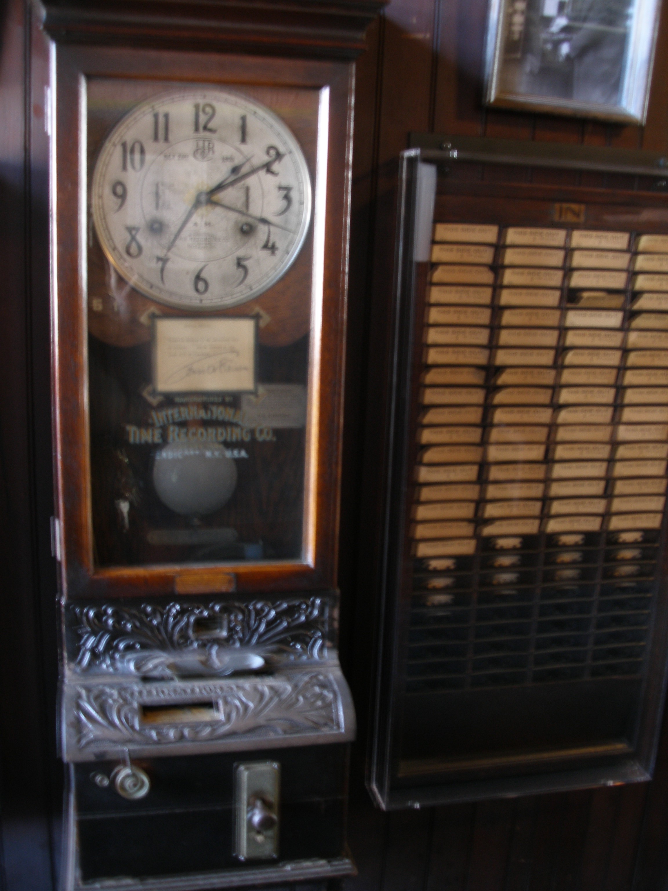 Thomas Edison's Time Clock