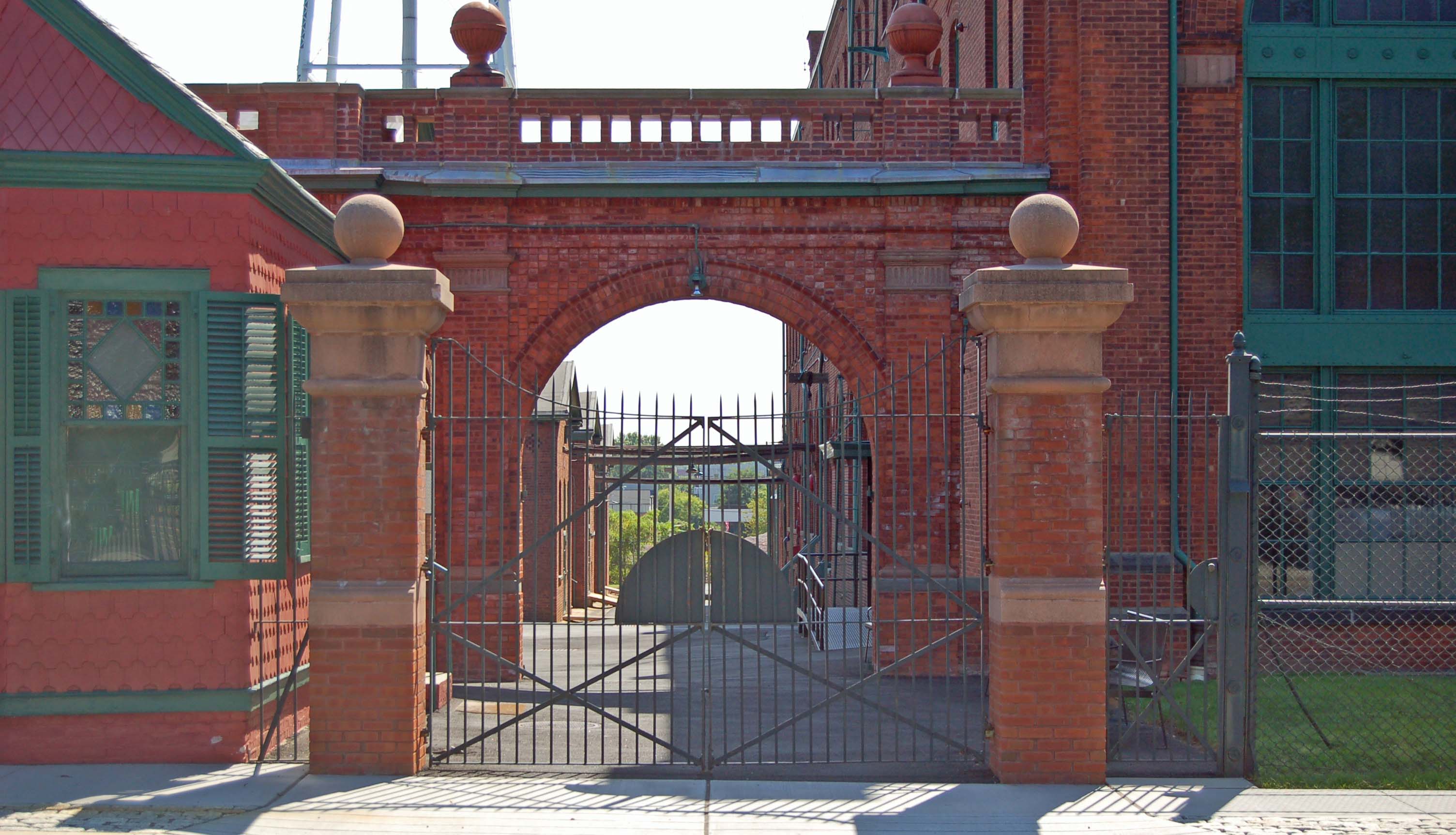 Front Gate of Thomas Edison National Historical Park Front Gate of Thomas Edison National Historical Park