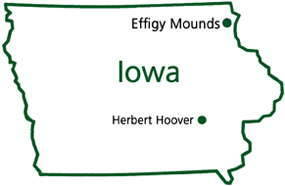 Effigy Mounds National Monument park Location in Northeast Iowa