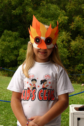 Child with Owl Mask