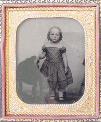 Antique photograph of child.