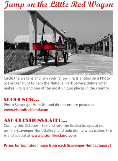 Poster for photo scavenger hunt.