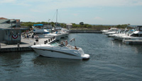 Boats in marina.