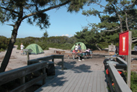 Watch Hill Group Campground site.