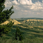 Fossil Butte from scenic drive Fossil Butte from scenic drive