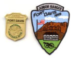 Picture of the Jr. Ranger badge and patch.