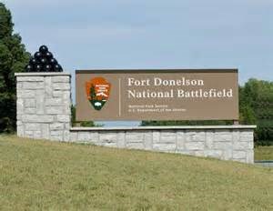 Fort Donelson National Battlefield sign