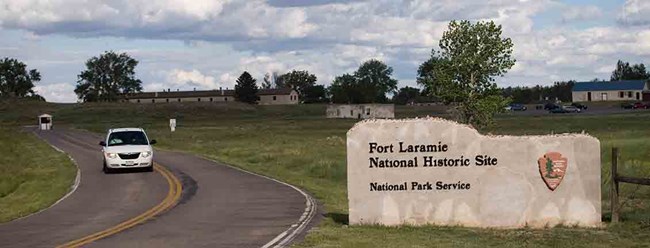 Fort Laramie NHS entrance.