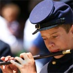 Civil War Re-enactor at Fort Point
