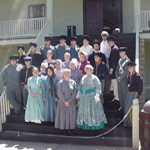 Students from Nevada High School in Nevada, MO who have presented Life on the Frontier to area students in grades K-4.