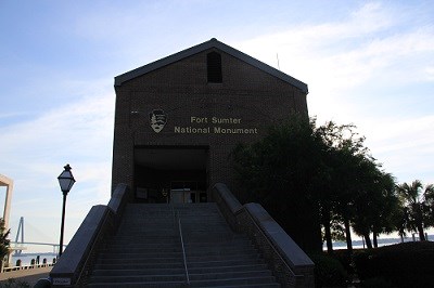 entrance to Fort Sumter Visitor Center