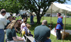 Image of a student in the Public History Field School