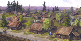 Artist's rendering of the Village