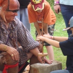 American Indian Re-enactor
