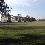 The Fort Hancock Parade Ground.