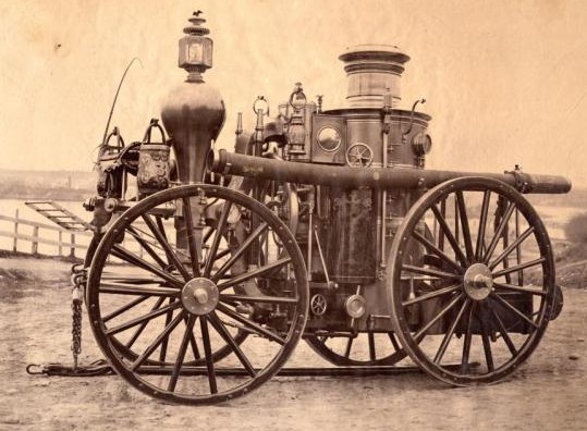 Fire prevention has been a priority at Sandy Hook long before it became a national park. This engine dates from the days when the U.S. Army ran Fort Hancock, circa 1899.