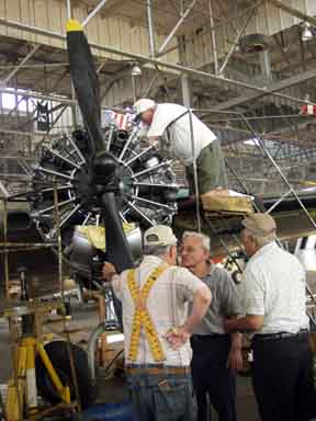 The Historic Aircraft Restoration Project
(H.A.R.P.) is a National Park Service Volunteer In
Parks program dedicated to preserving the
aviation history of Floyd Bennett Field.
Volunteers, in partnership with the National Park
Service, are doing this by restoring examples of aircraft that once flew from this historic airfield.