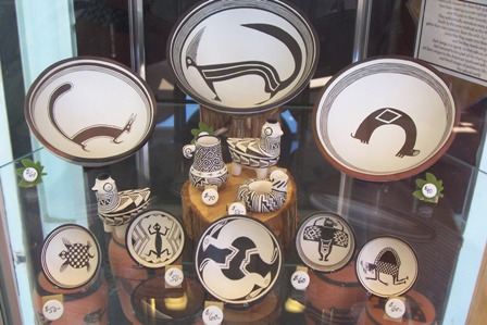 Gift items with Mimbres designs.