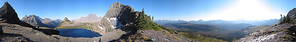 Panoramic image of the Sue Lake Bench