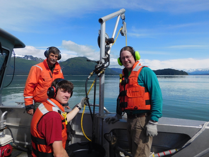 Scientists deploy oceanographic moorings