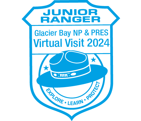 A blue, printable Junior Ranger passport dated 2024.