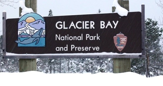 Glacier Bay entrance sign