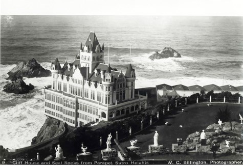 historic image of the second Cliff House