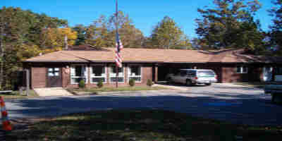 a picture of the Ranger Station in Greenbelt Park located near the entrance of the campground