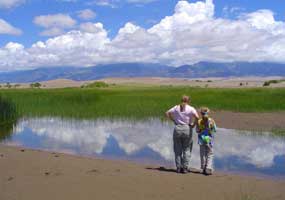 Visitors at Little Spring