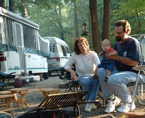 Frontcountry campsites allow visitors to camp near their car.
